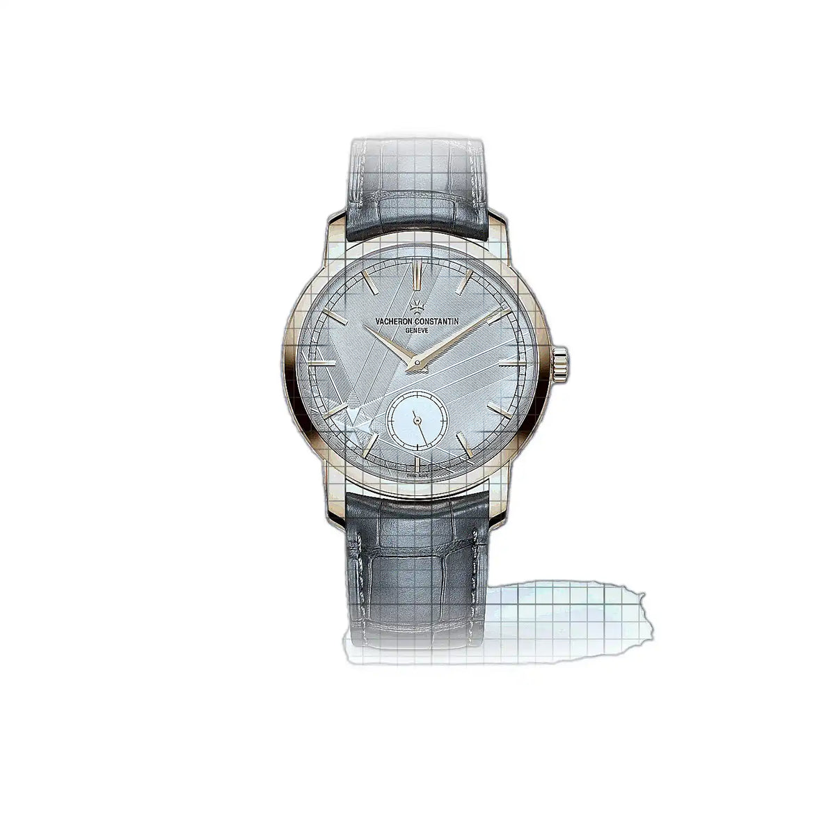 Vacheron Constantin Traditionnelle X82RH118 Silver Dial Rose gold 38mm Watch