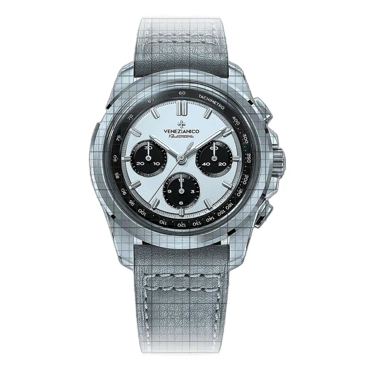 Venezianico Bucintoro 8221510 White Dial Stainless steel 42mm Watch
