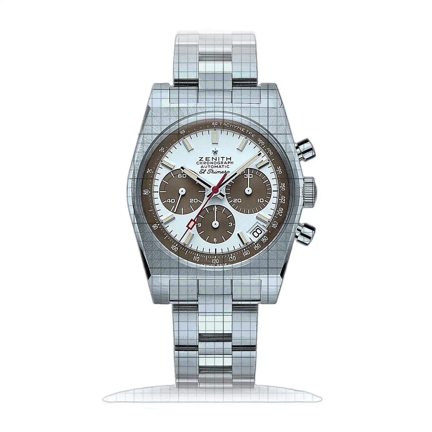Zenith Chronomaster Revival El Primero A384 03.A384.400/69.384 White Dial Stainless steel 37mm Watch