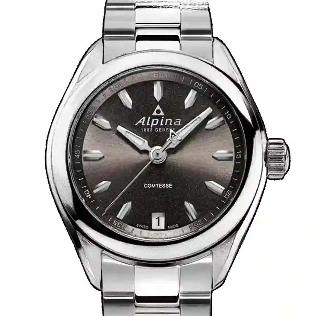 Alpina Comtesse Quartz Brown 34mm