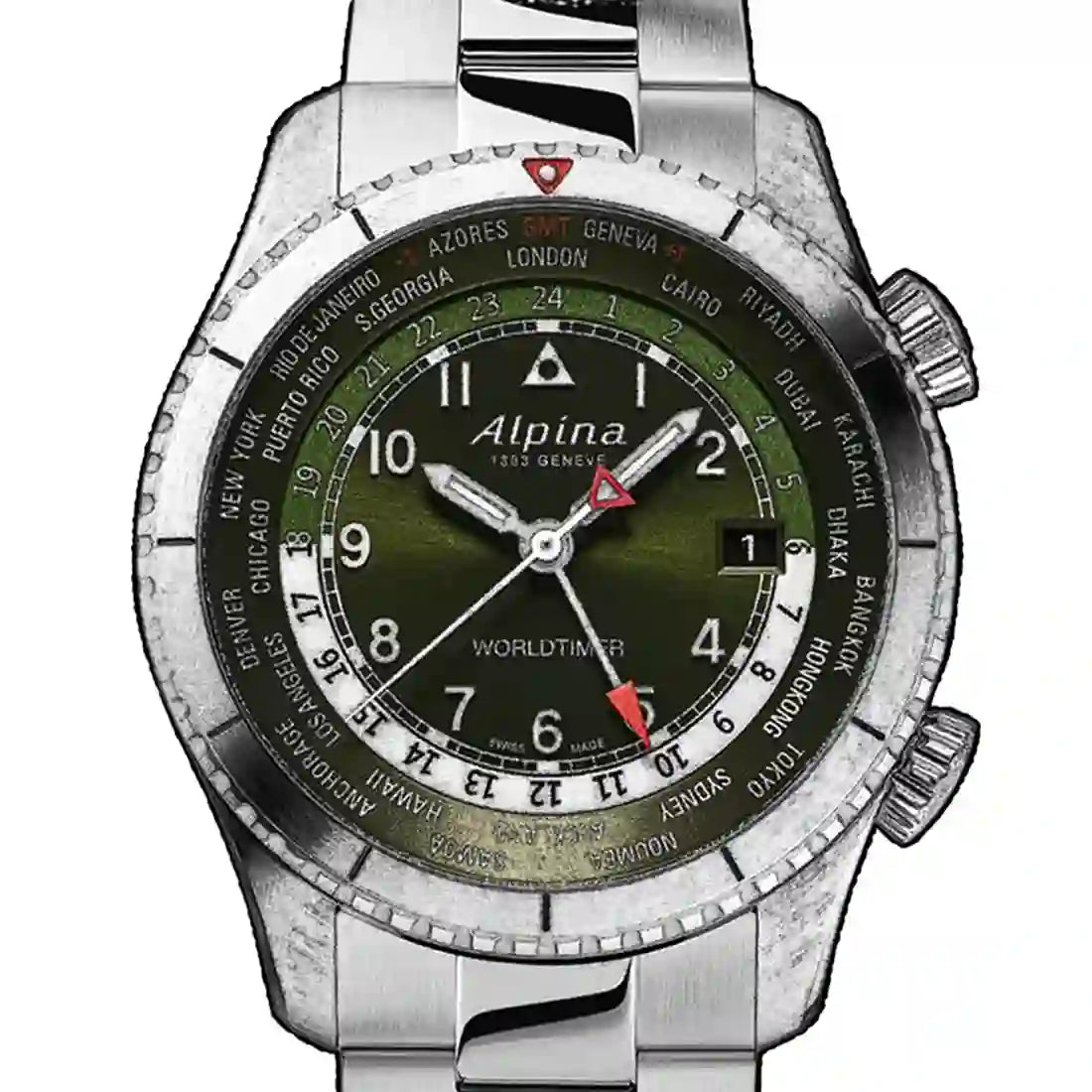 Alpina Startimer Quarz Grün