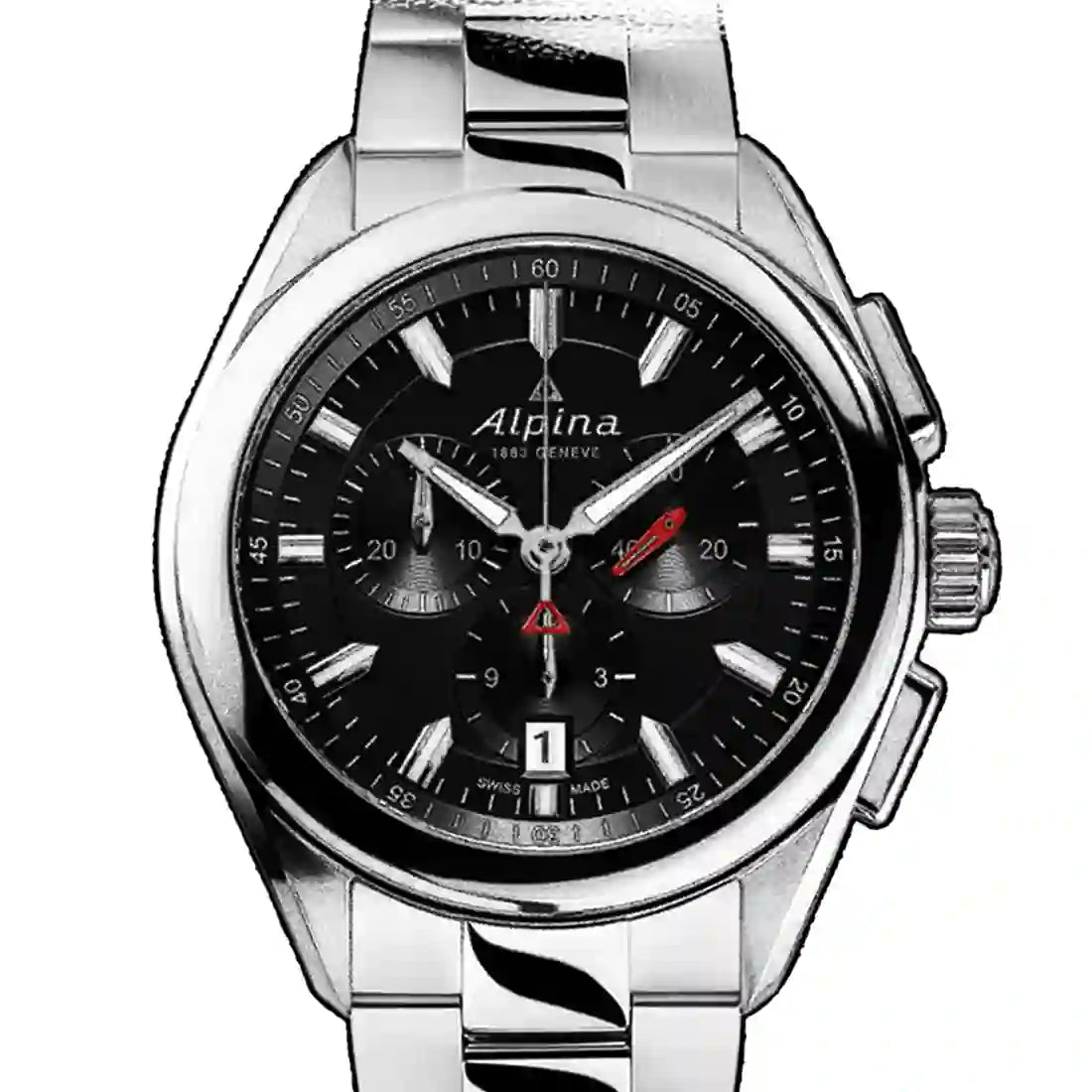 Alpina Alpiner Quarz Schwarz
