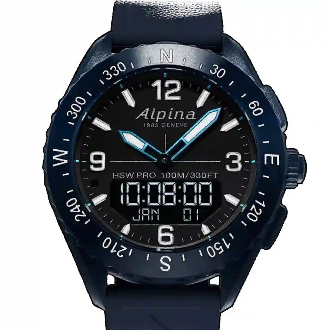 Alpina Alpinerx Quarz Schwarz