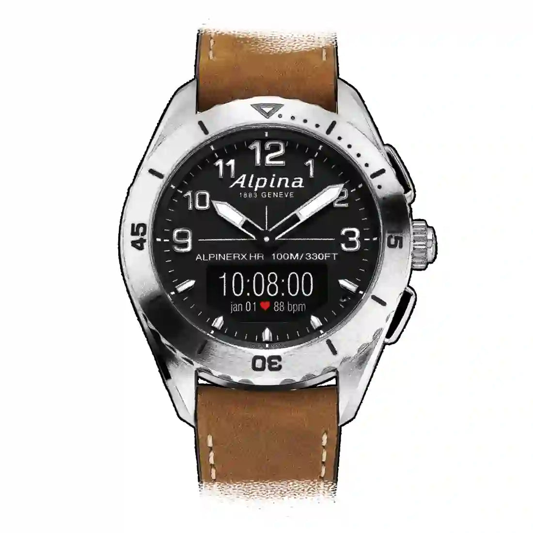 Alpina Alpinerx Quarz Schwarz