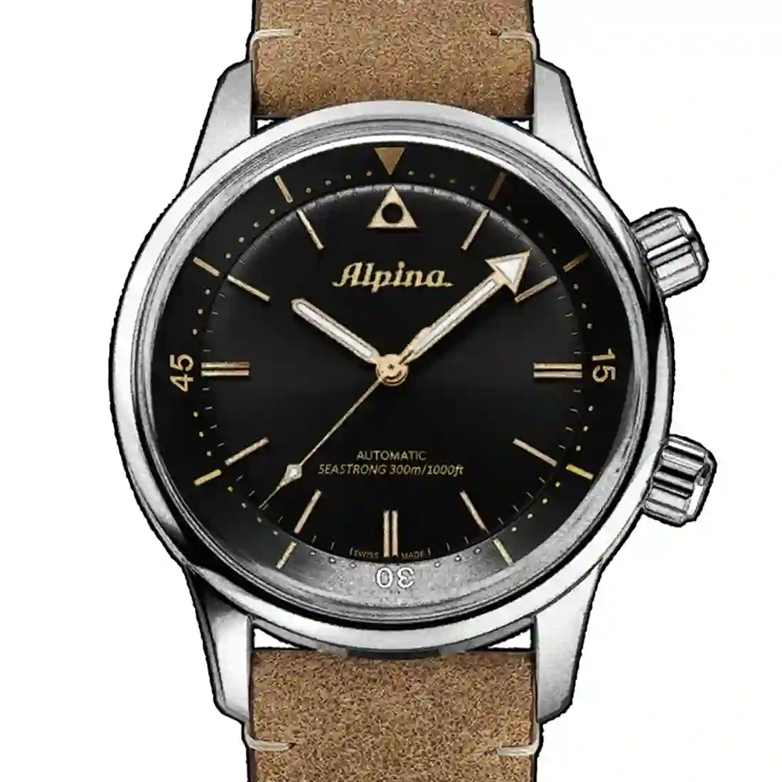 Alpina Seastrong Automatic Black 42mm