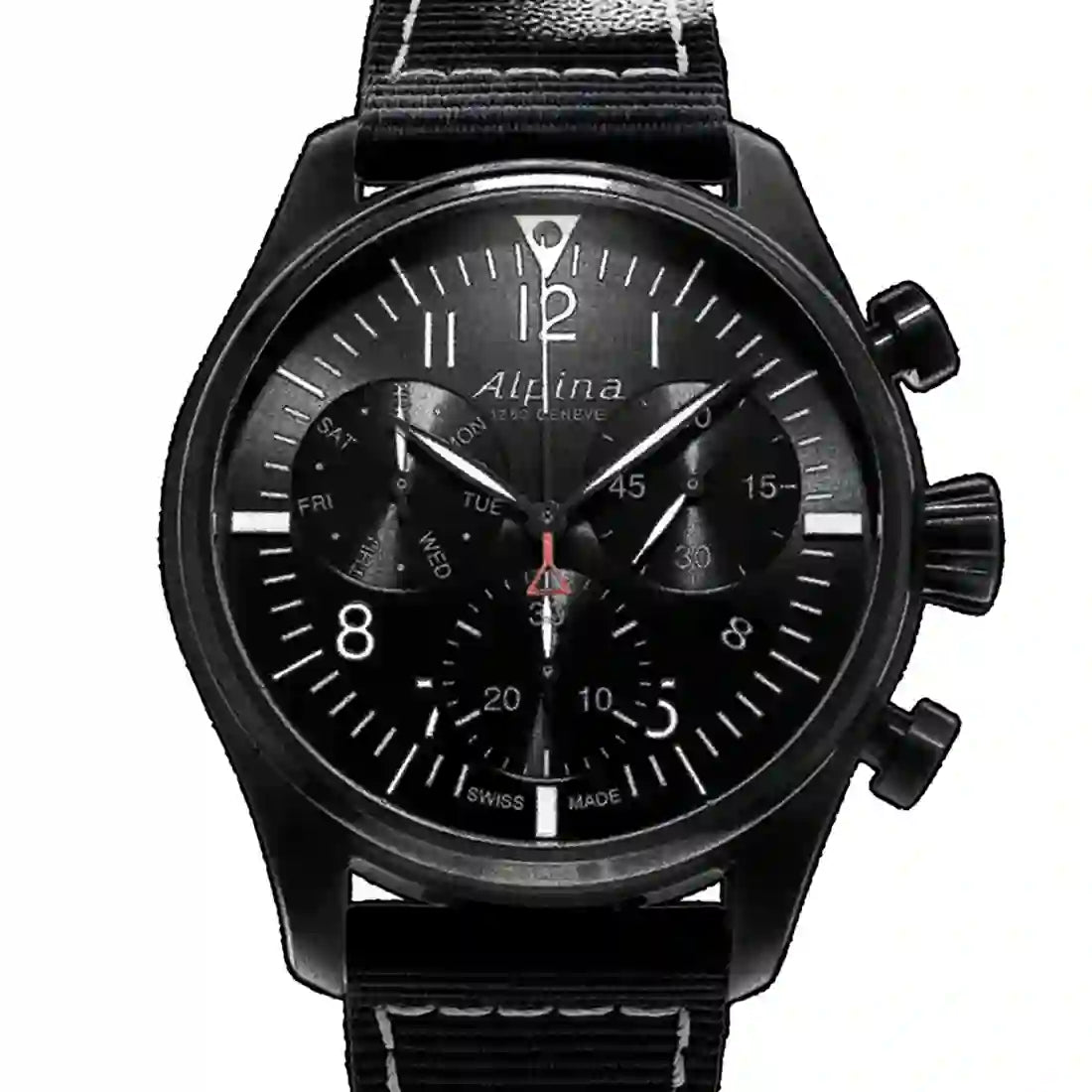 Alpina Startimer Quarz Schwarz