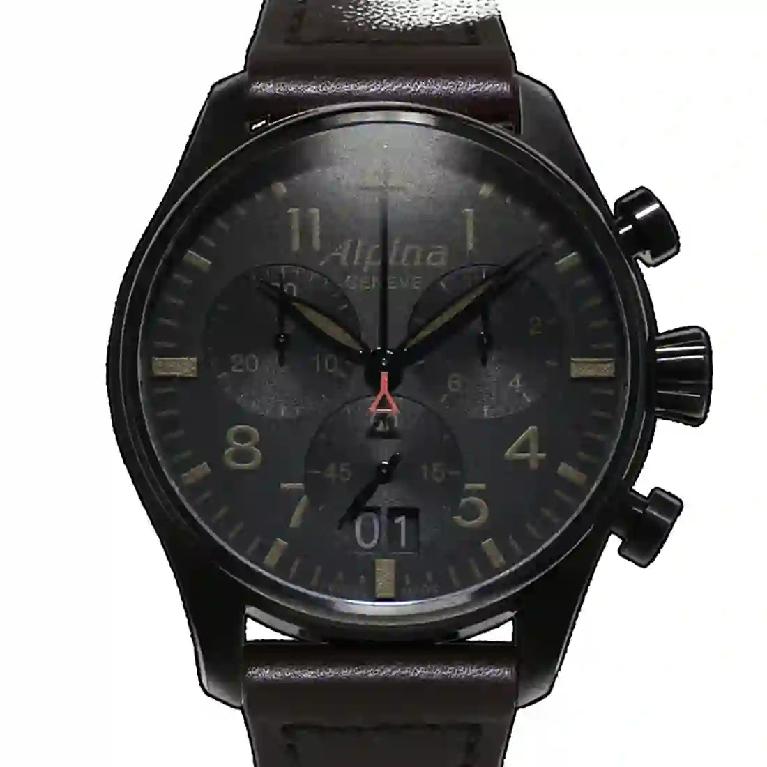 Alpina Startimer Quarz Schwarz