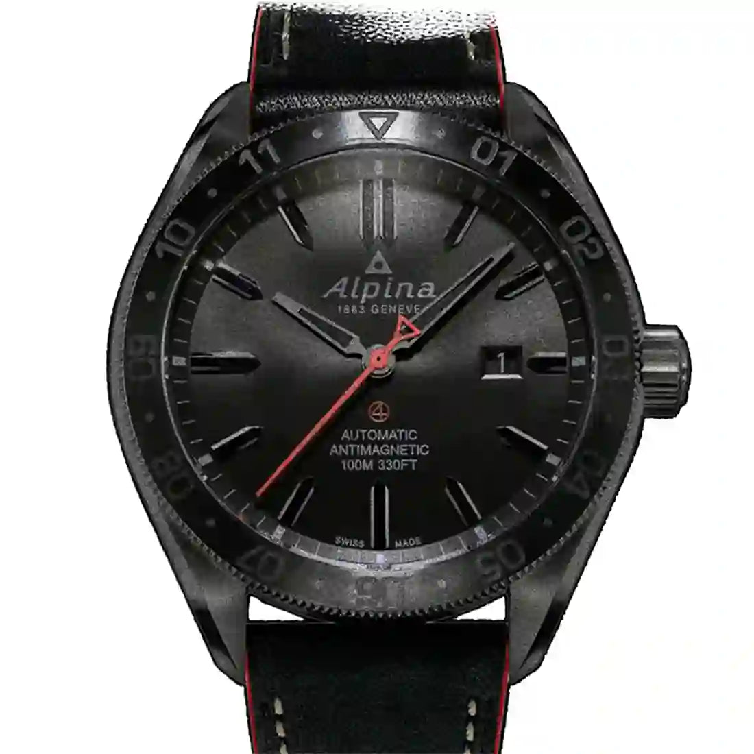 Alpina Startimer Automatic Zwart 44 mm