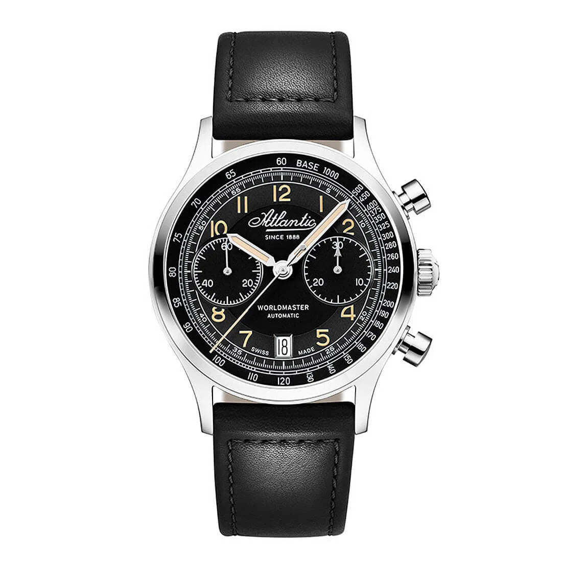 Atlantic Watch Atlantic Worldmaster Automatic Black 42mm