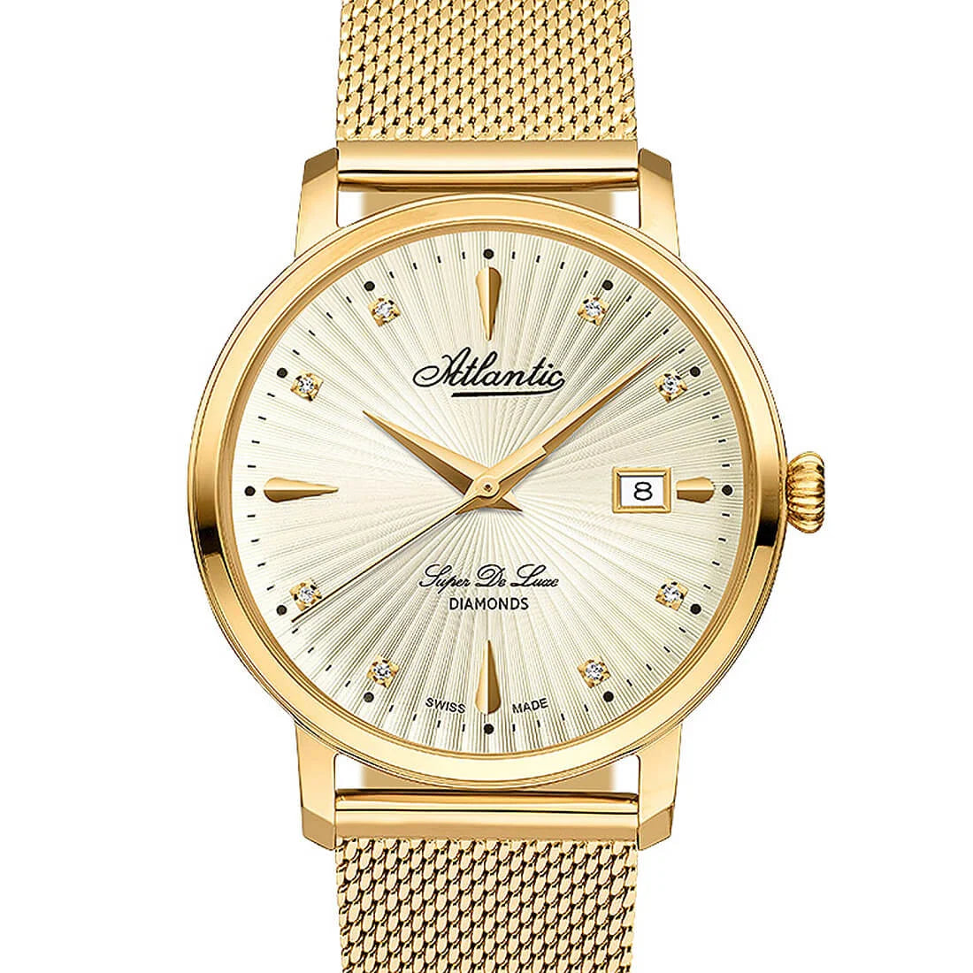Atlantic Watch Super De Luxe Quarz Champagner