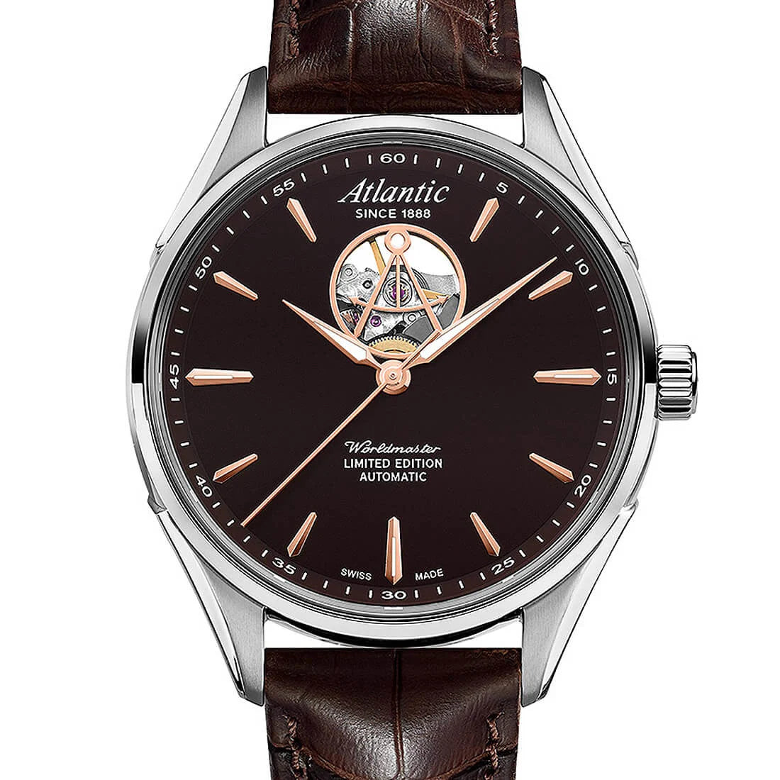 Atlantic Watch Worldmaster Automatik Braun