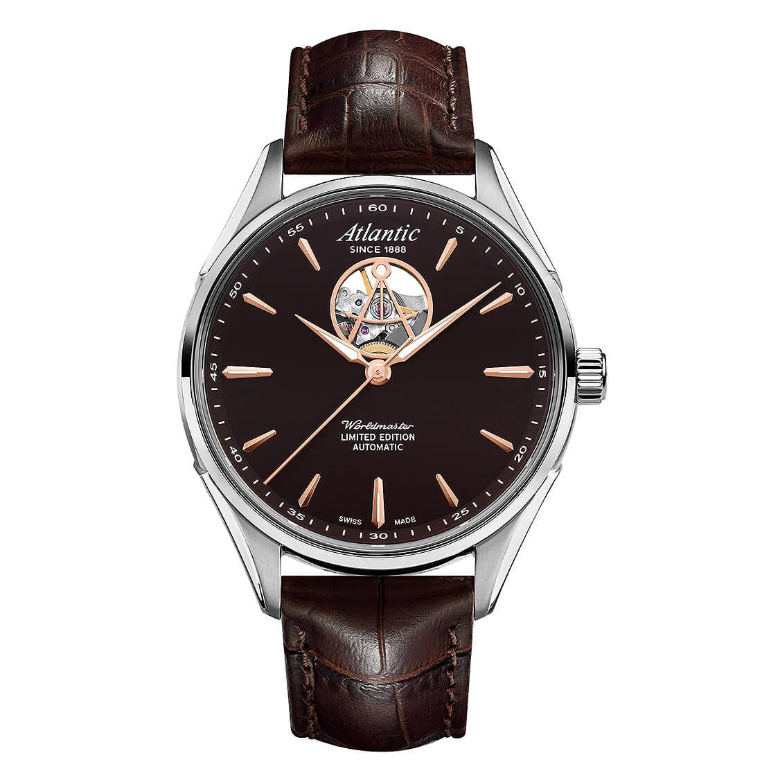 Atlantic Watch Worldmaster Automatik Braun