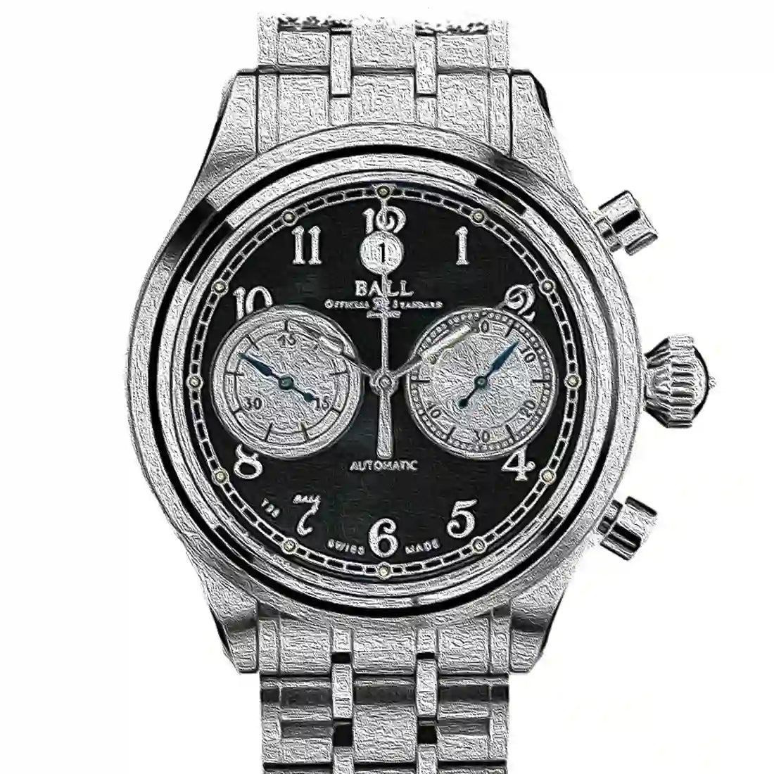 BALL Watch Trainmaster Automatik Schwarz