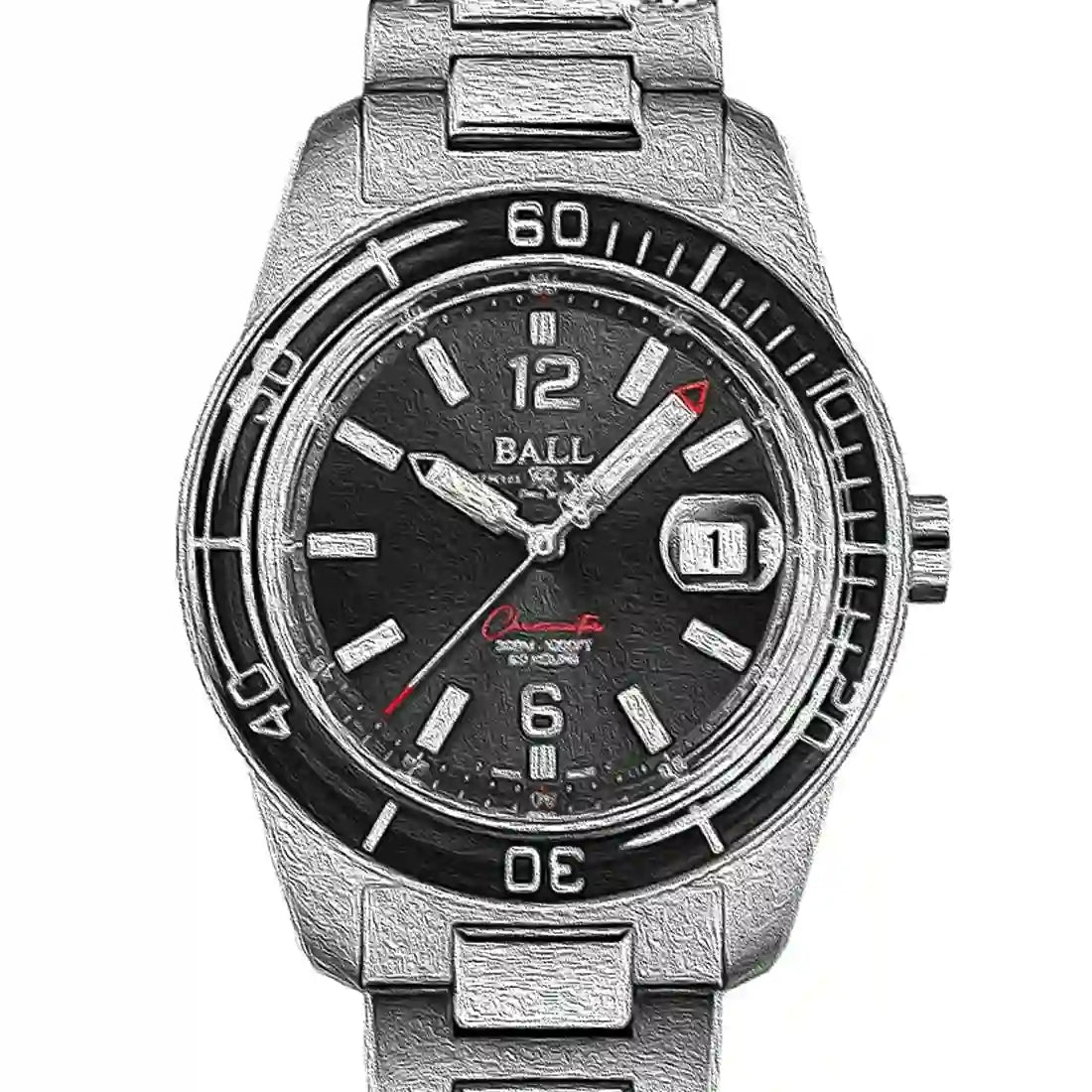 BALL Watch Skindiver III Automatik Schwarz