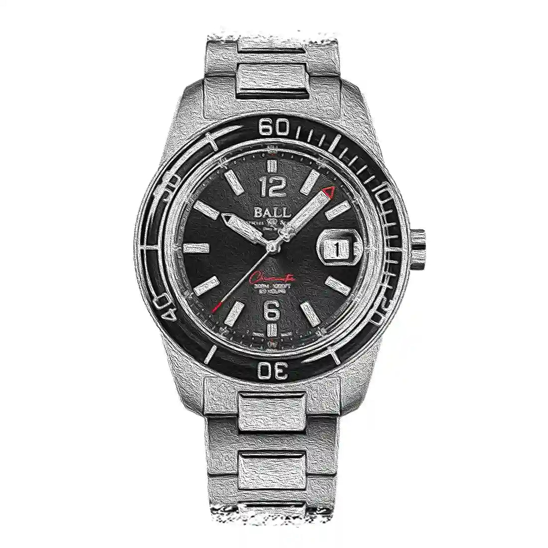 BALL Watch Skindiver III Automatik Schwarz