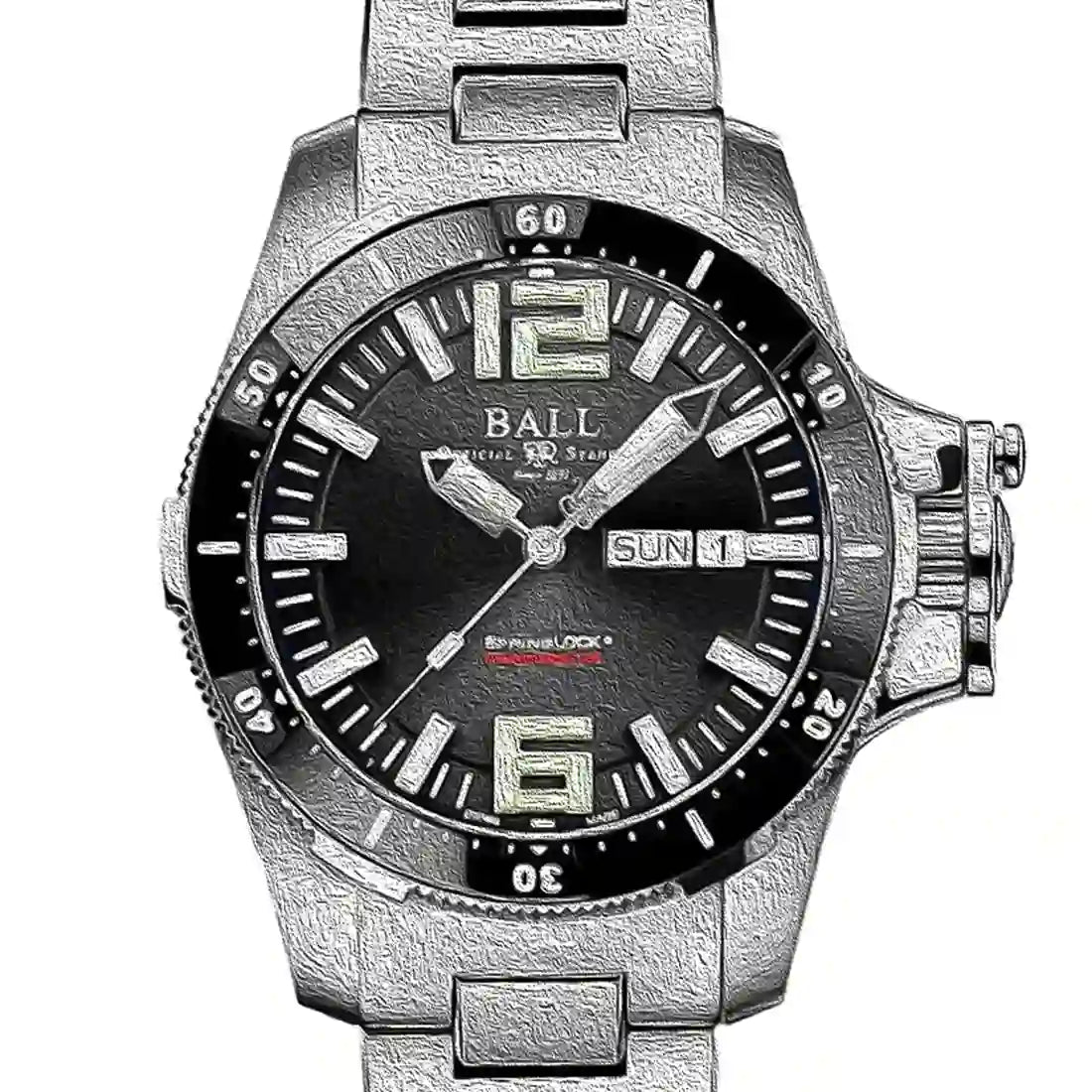BALL Watch Engineer Hydrocarbon Automatik Schwarz