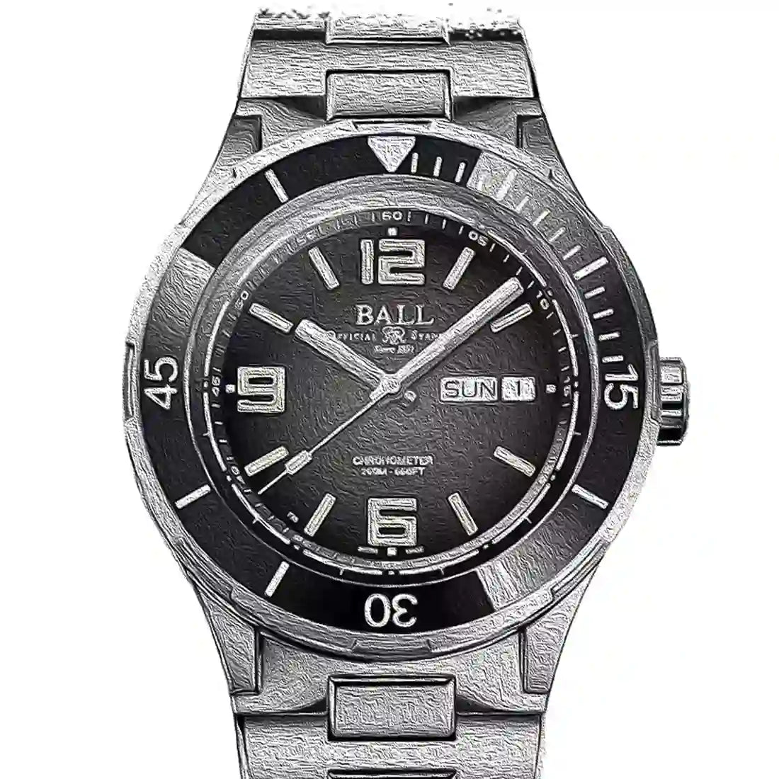 BALL Watch Roadmaster Automatik Schwarz