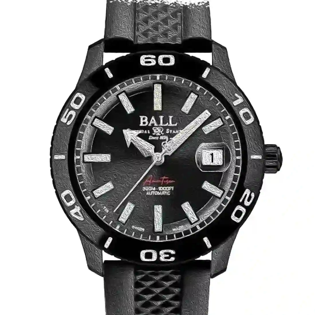 BALL Watch Fireman Automatik Schwarz