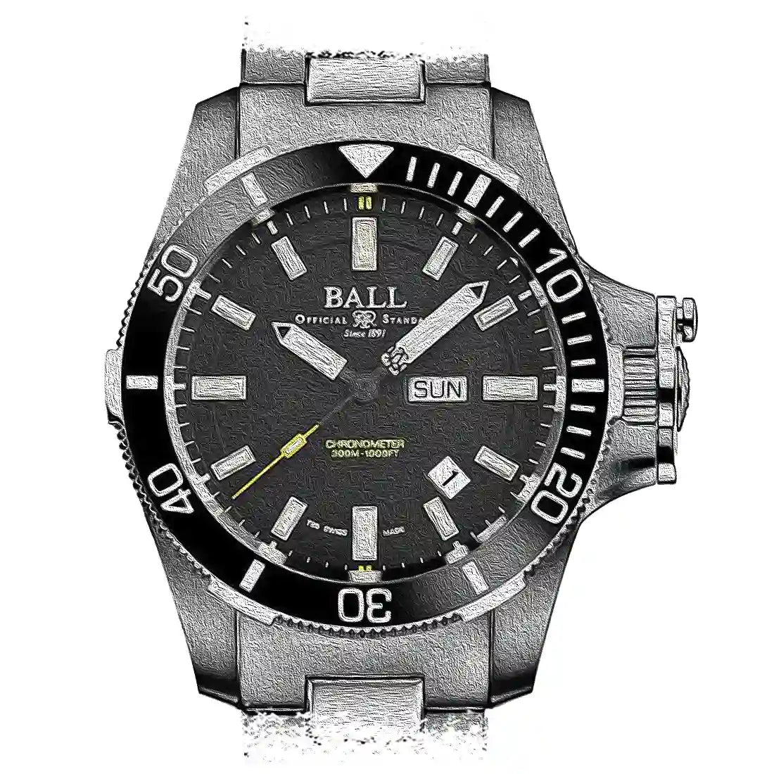 BALL Watch Engineer Hydrocarbon Automatique Noir