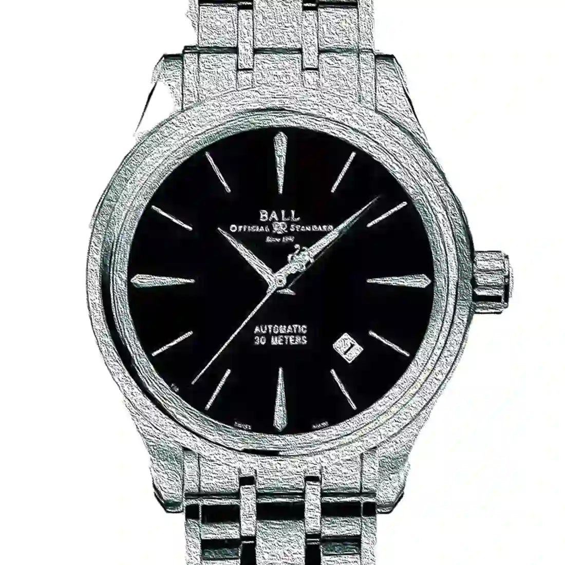 BALL Watch Trainmaster Automatik Schwarz