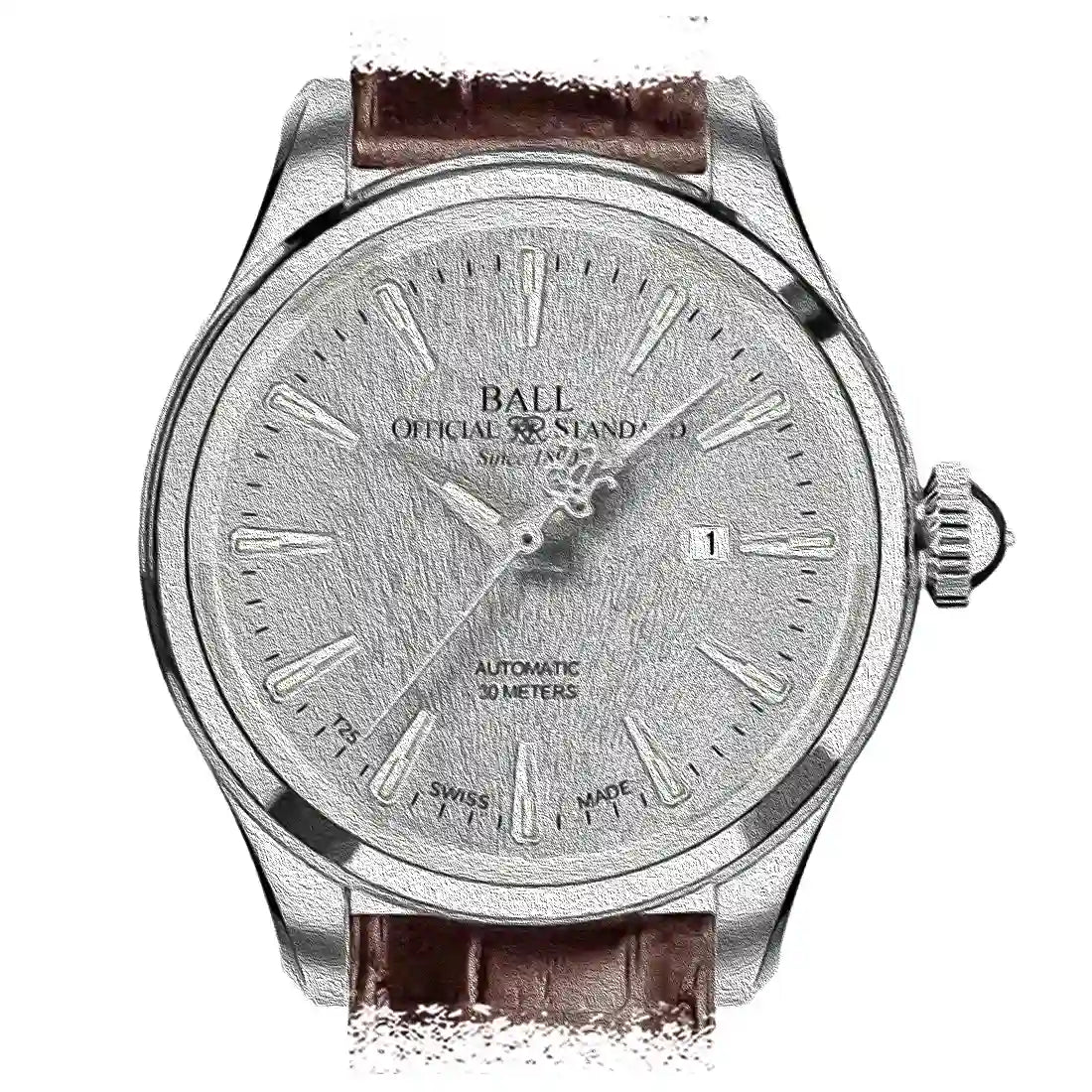 BALL Watch Trainmaster Automatic Silver 30mm