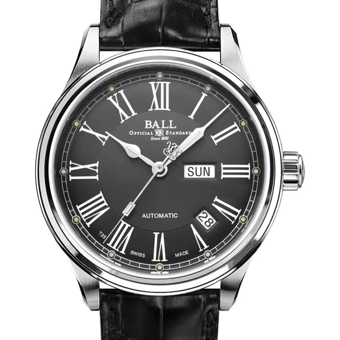 BALL Watch Trainmaster Automatic Grey 41mm