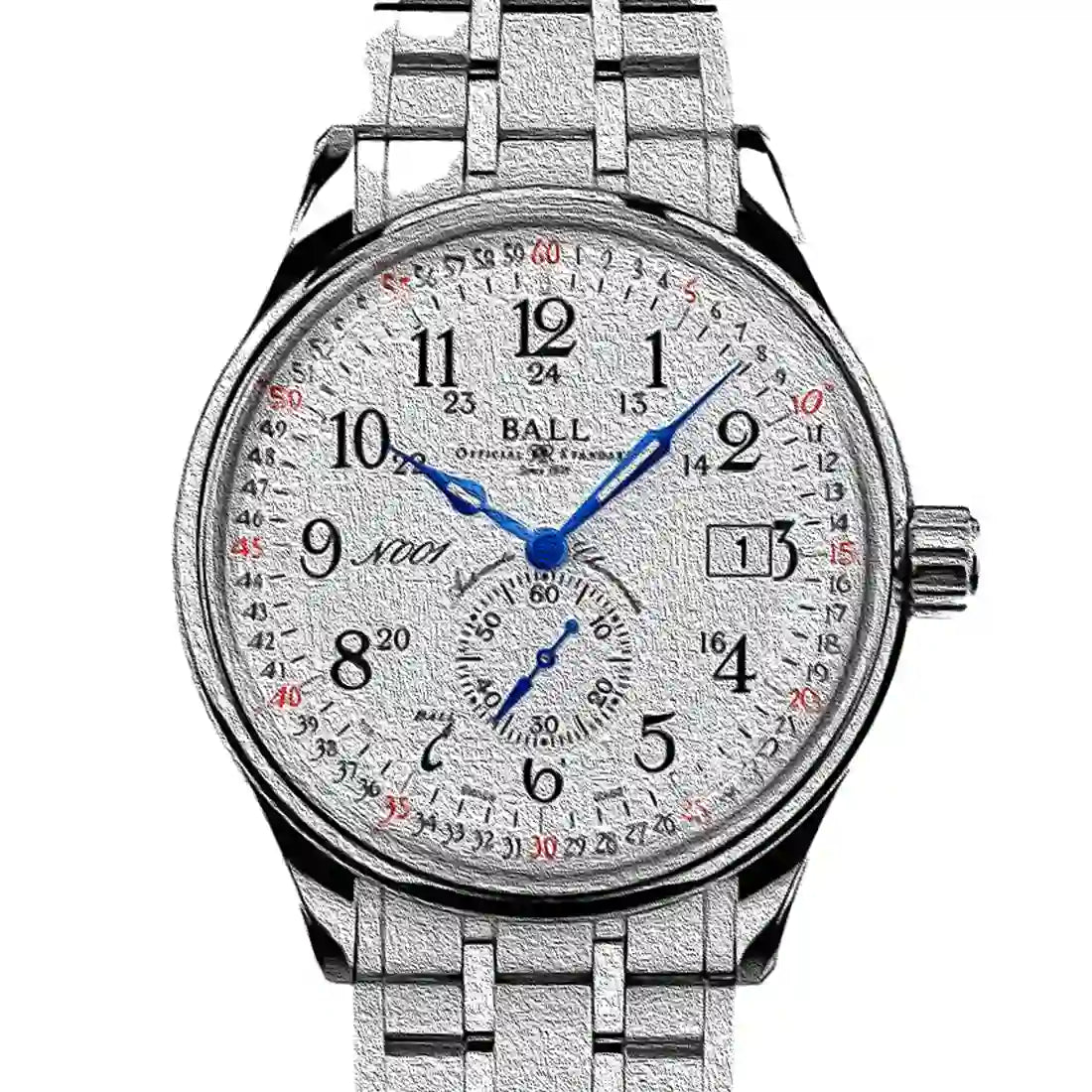 BALL Watch Trainmaster Automatique Blanc