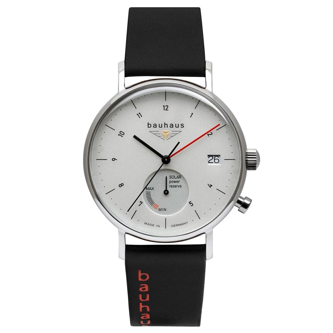 Bauhaus Classic 2112 Solar Silver 41mm