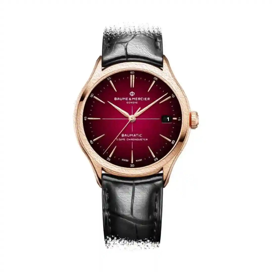 Baume & Mercier Clifton Automatic Bordeauxrood 39 mm