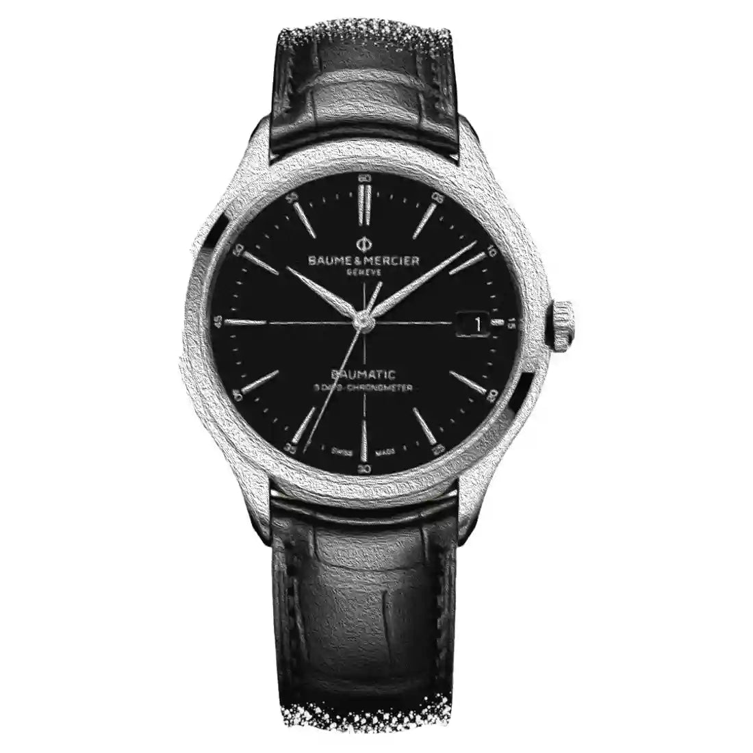 Baume & Mercier Clifton Automatic Zwart 40 mm