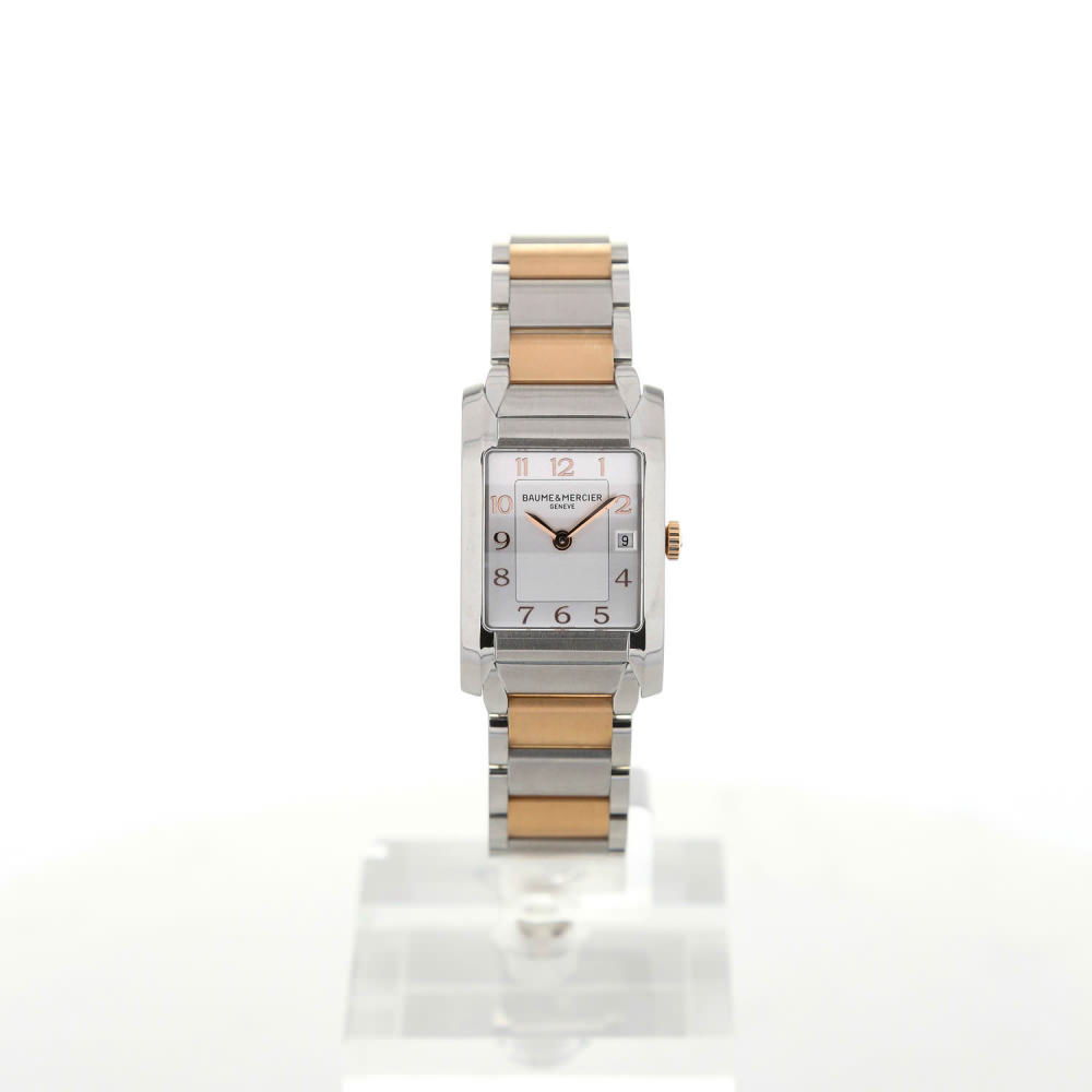 Baume & Mercier Hampton Quartz Zilver 35 mm