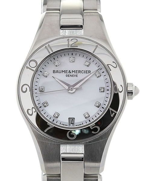 Baume & Mercier Linea Quartz met parelmoer, 27 mm