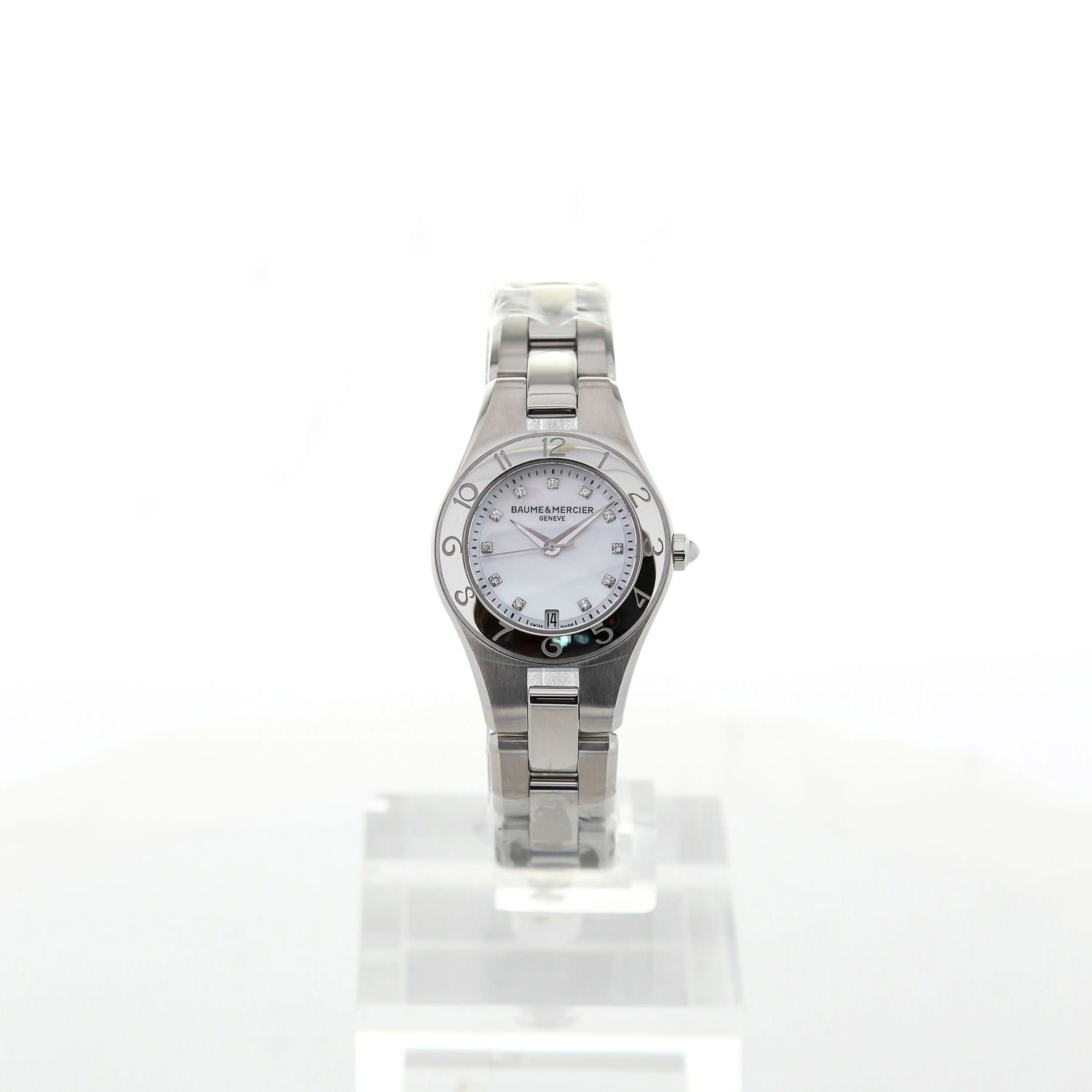 Baume & Mercier Linea Quartz met parelmoer, 27 mm