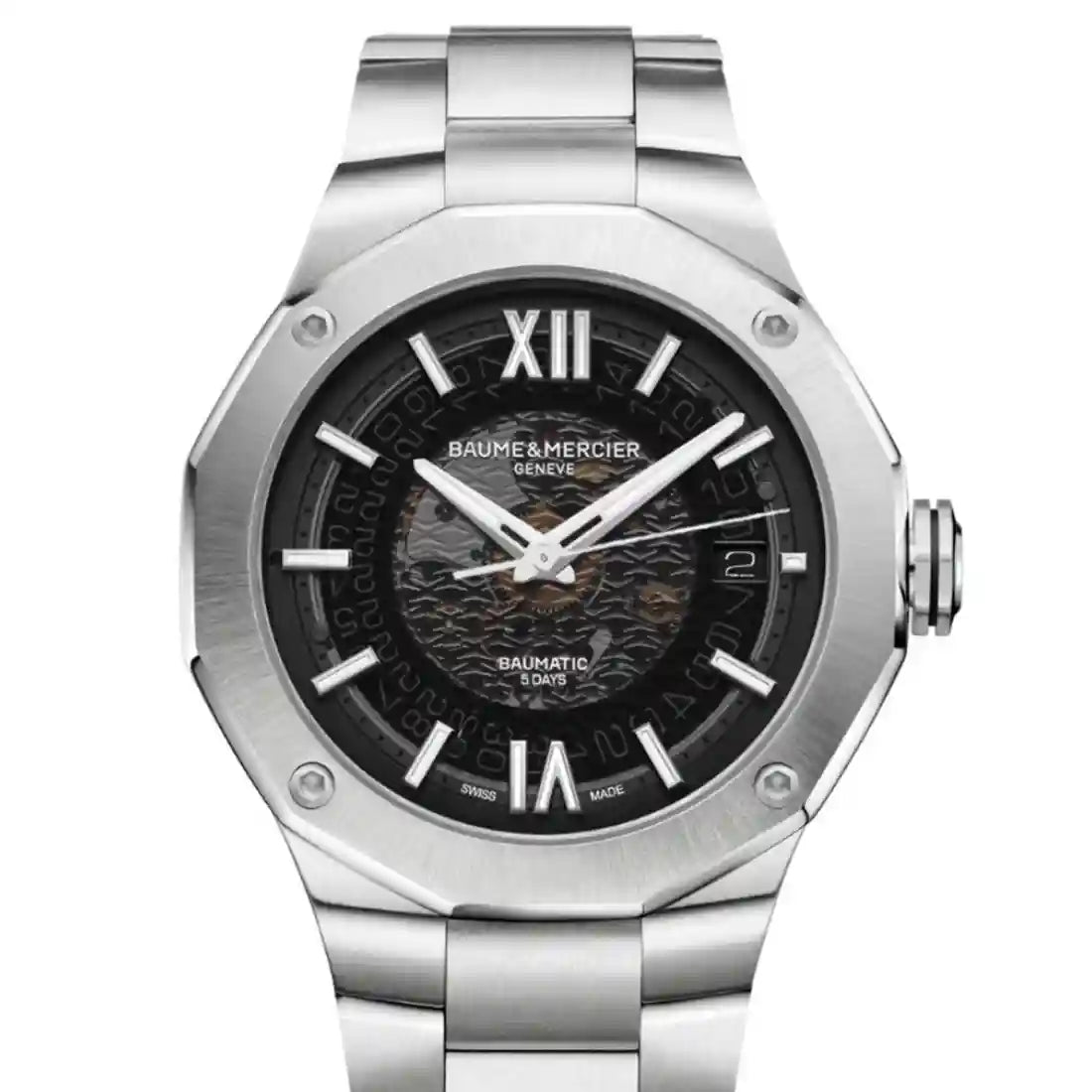 Baume & Mercier Riviera Automatic Grijs 42 mm