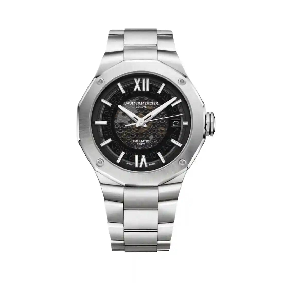 Baume & Mercier Riviera Automatic Grijs 42 mm