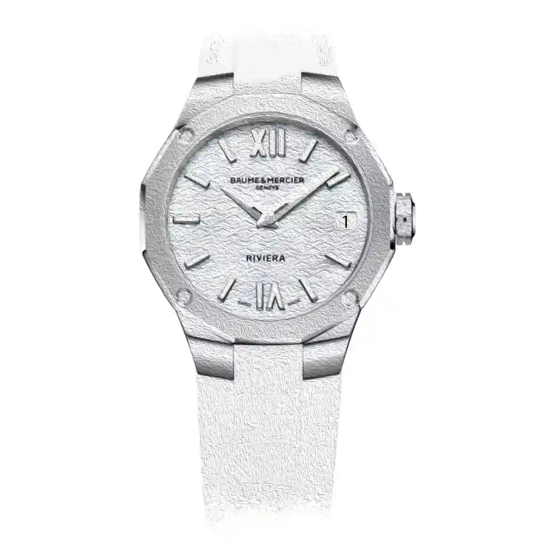 Baume & Mercier Riviera Quartz Parelwit 33 mm