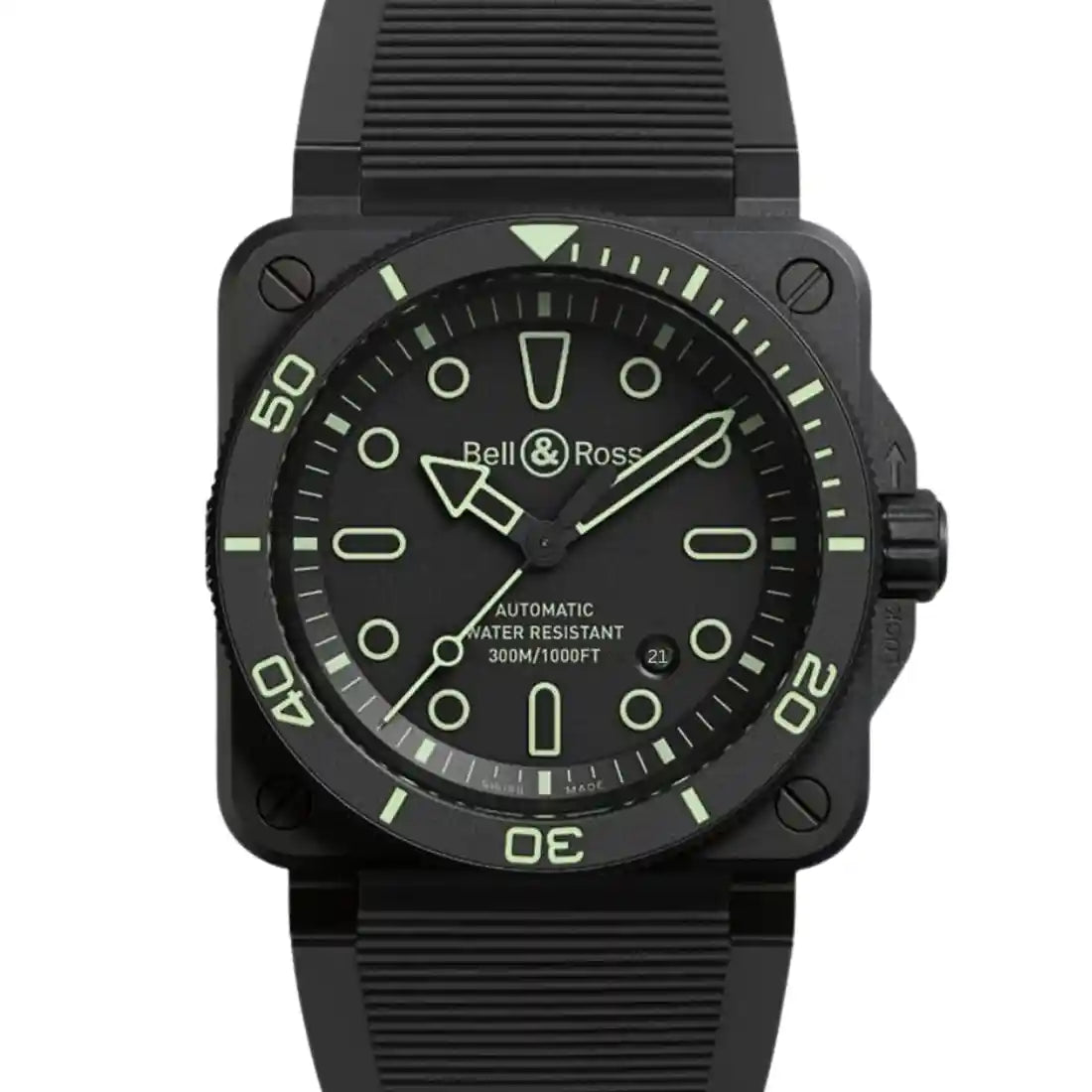 Bell & Ross BR-03 Diver Lum Outline Automatic Black 42mm