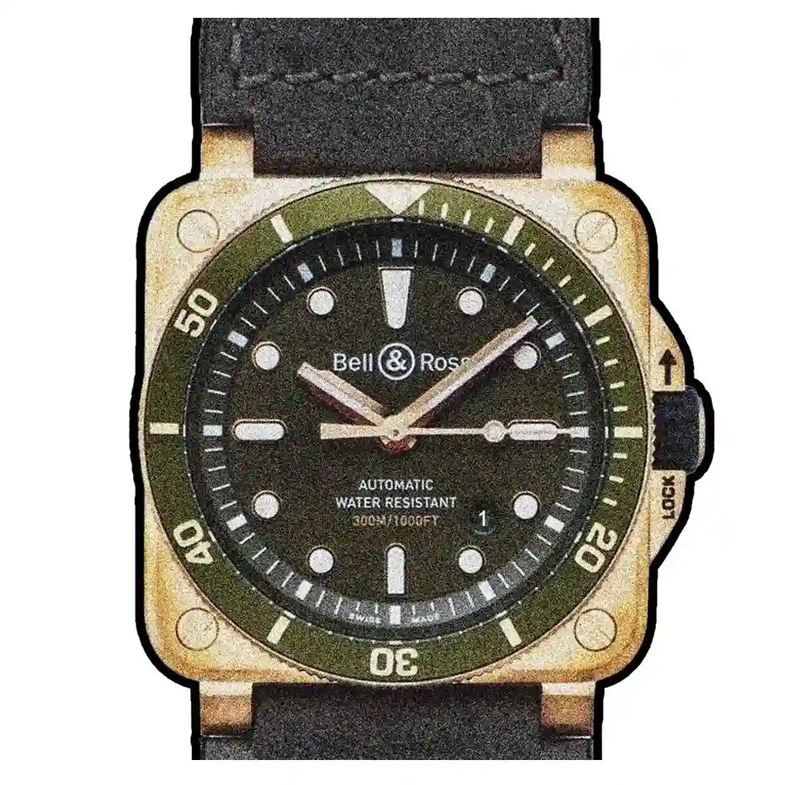 Bell & Ross Instruments Automatic Green 42mm