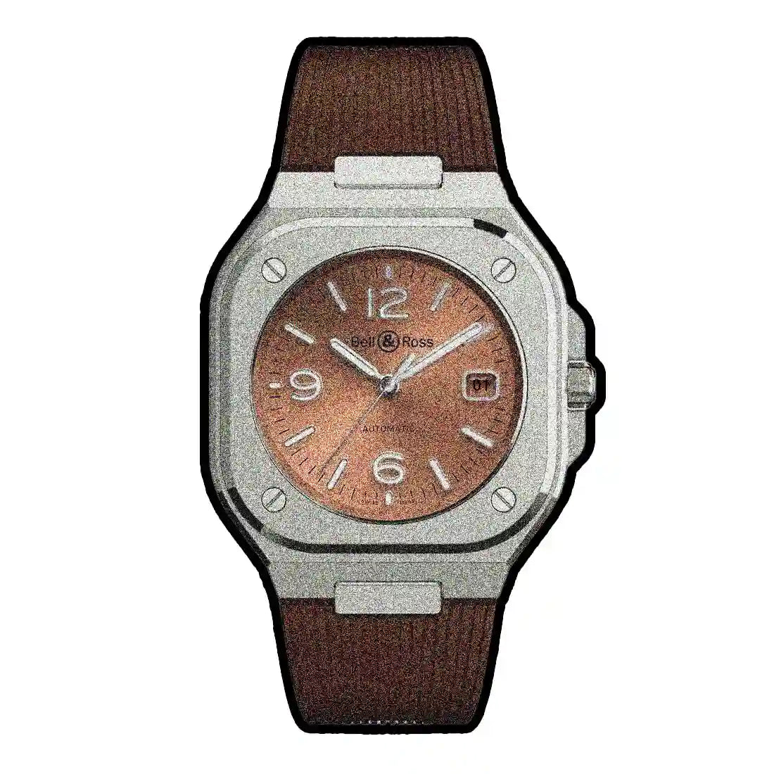 Bell & Ross BR 05 Automatique à trois aiguilles,Brun