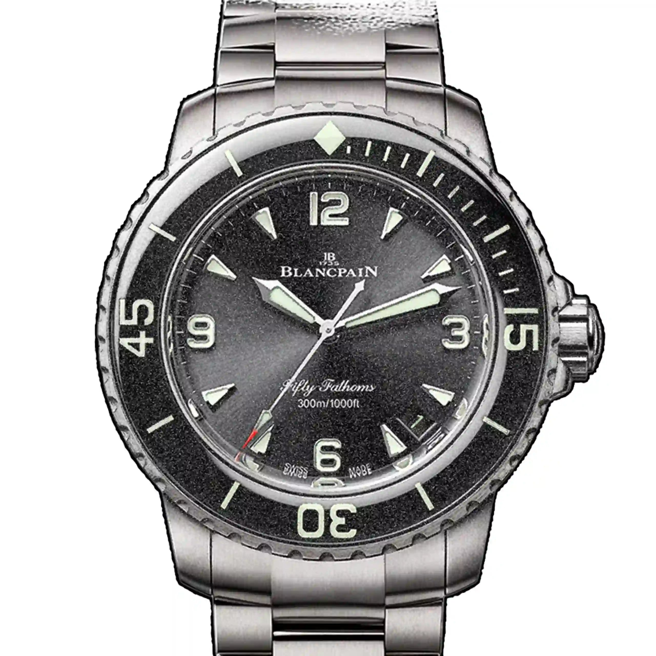 Blancpain Fifty Fathoms Automatic Zwart 42 mm