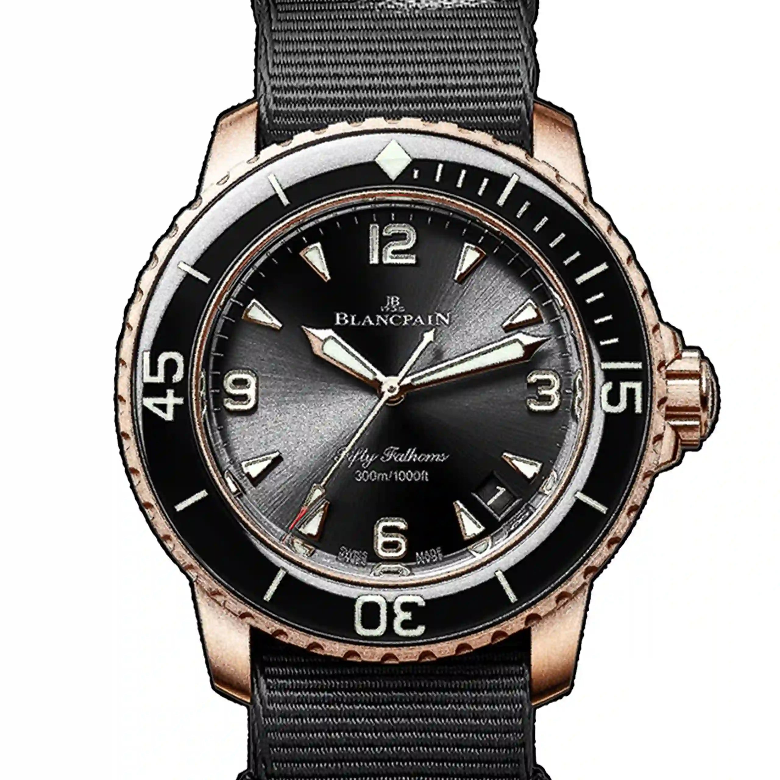 Blancpain Fifty Fathoms Automatic Zwart 42 mm