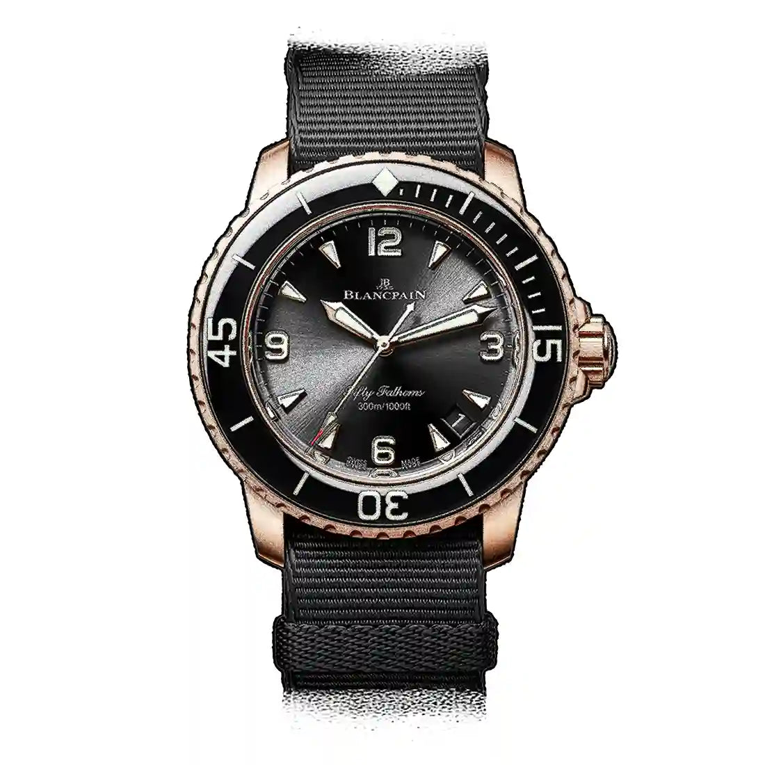 Blancpain Fifty Fathoms Automatic Zwart 42 mm