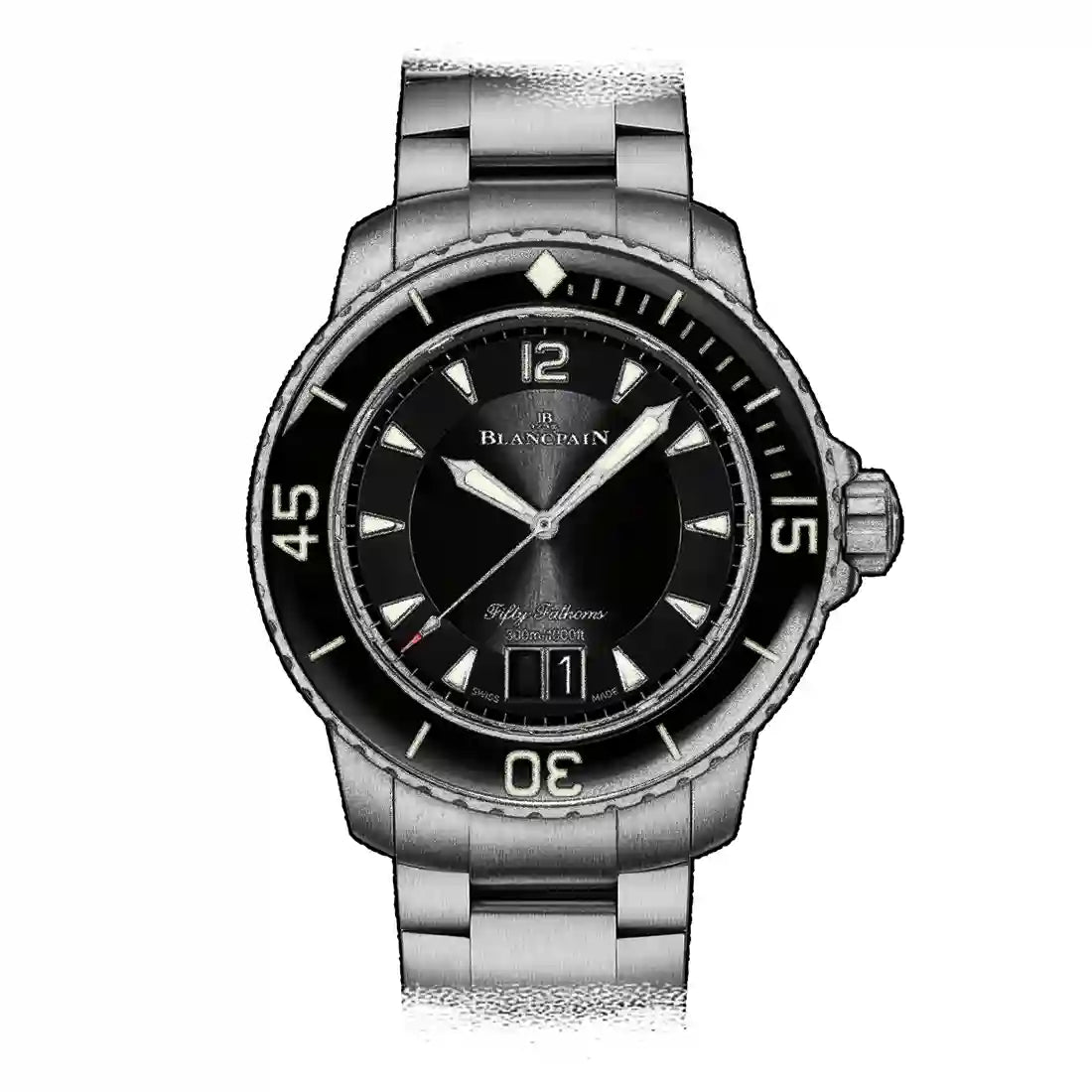 Blancpain Fifty Fathoms Automatic Zwart 45 mm