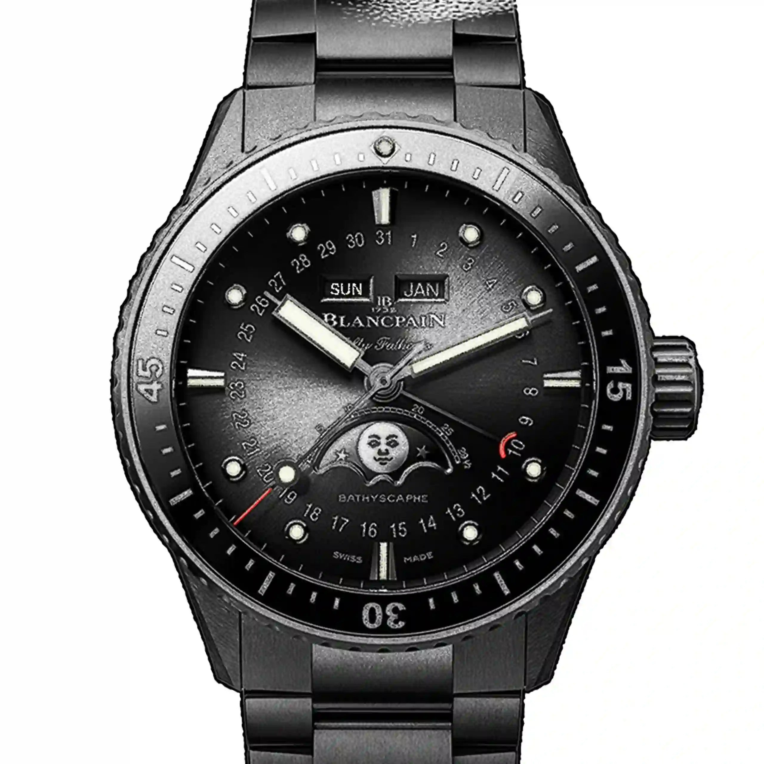 Blancpain Fifty Fathoms Automatic Zwart 44 mm