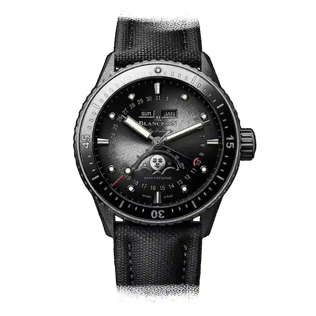 Blancpain Fifty Fathoms Automatic Zwart 44 mm