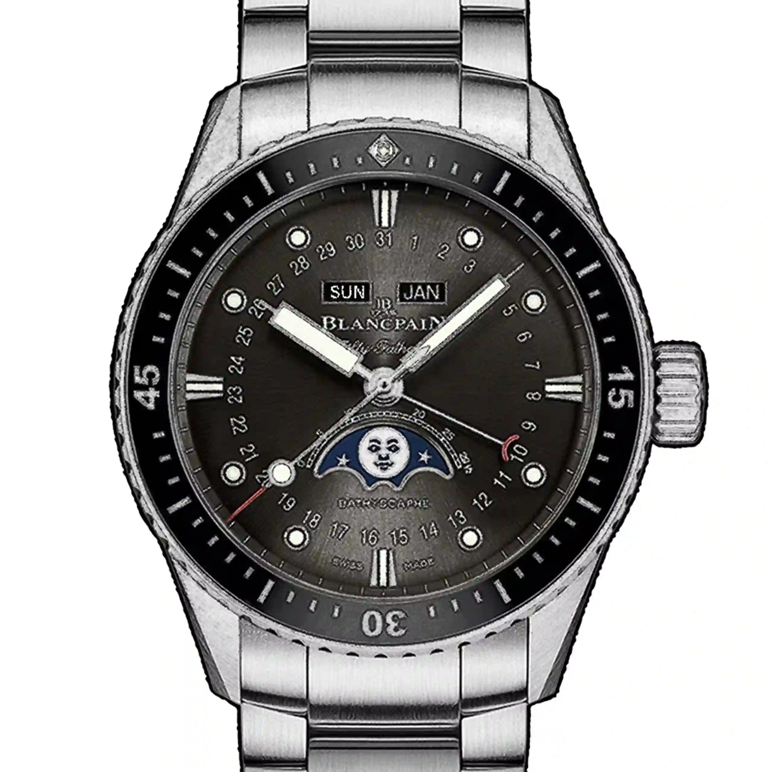 Blancpain Fifty Fathoms Automatic Zwart 43 mm