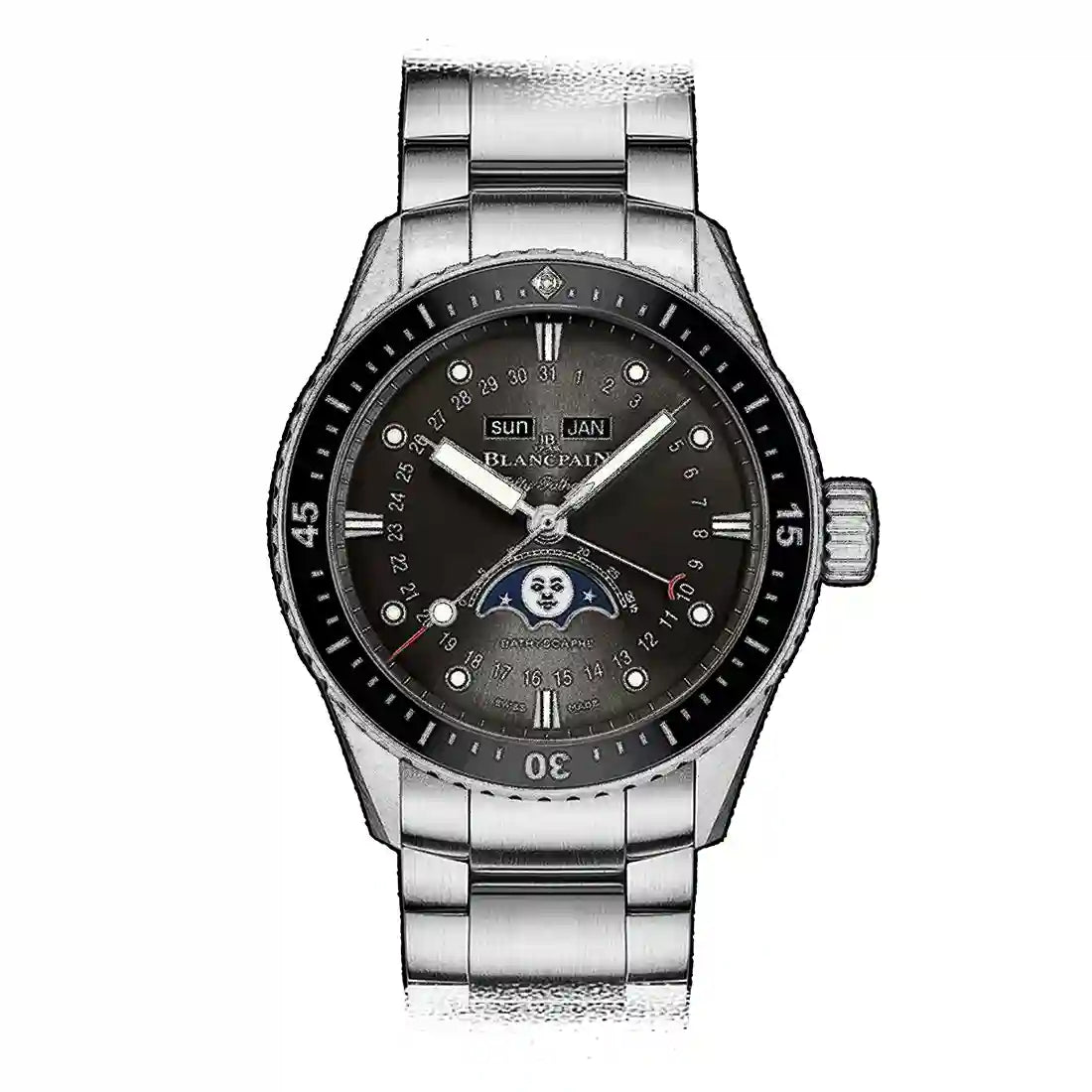 Blancpain Fifty Fathoms Automatic Zwart 43 mm