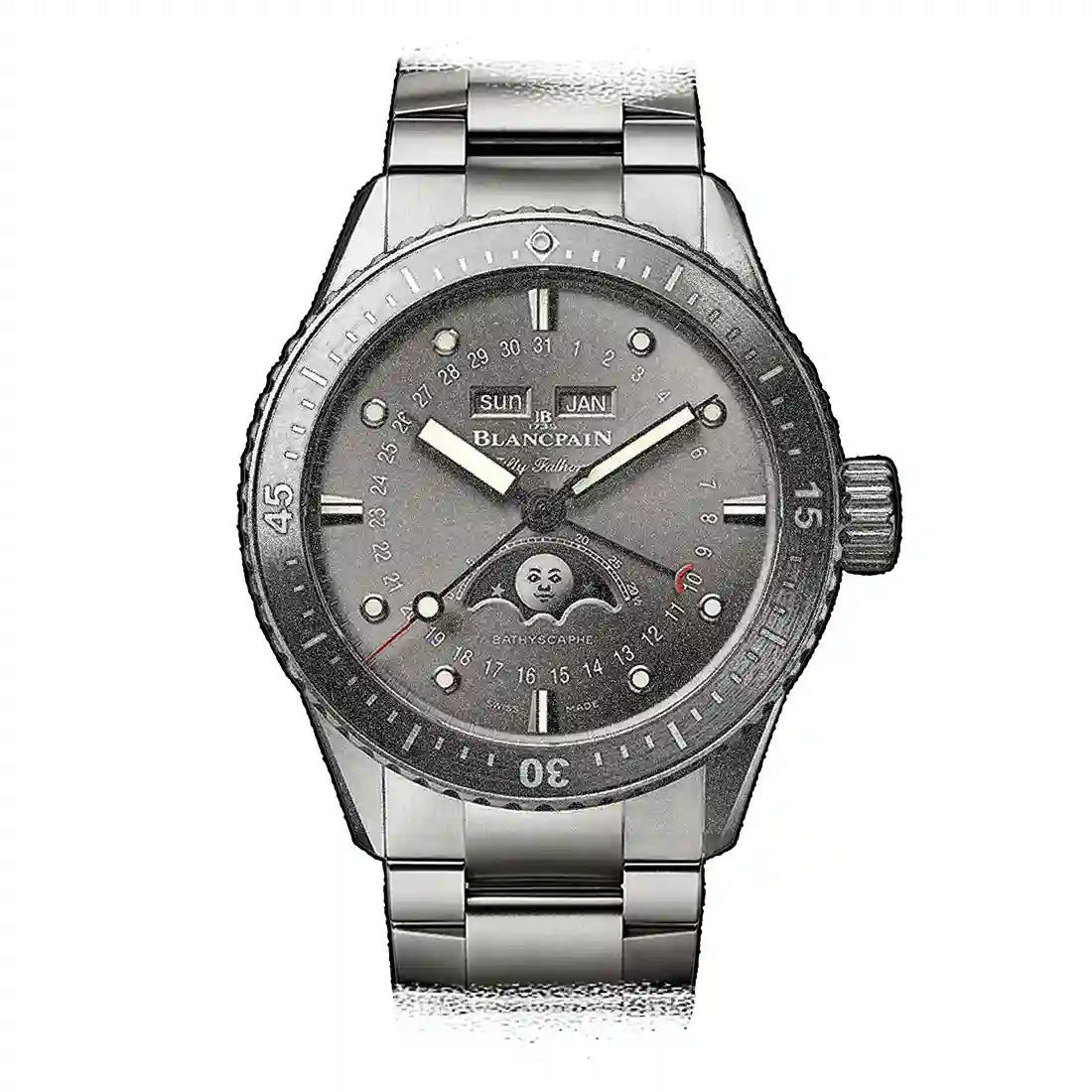 Blancpain Fifty Fathoms Automatic Grijs 43 mm