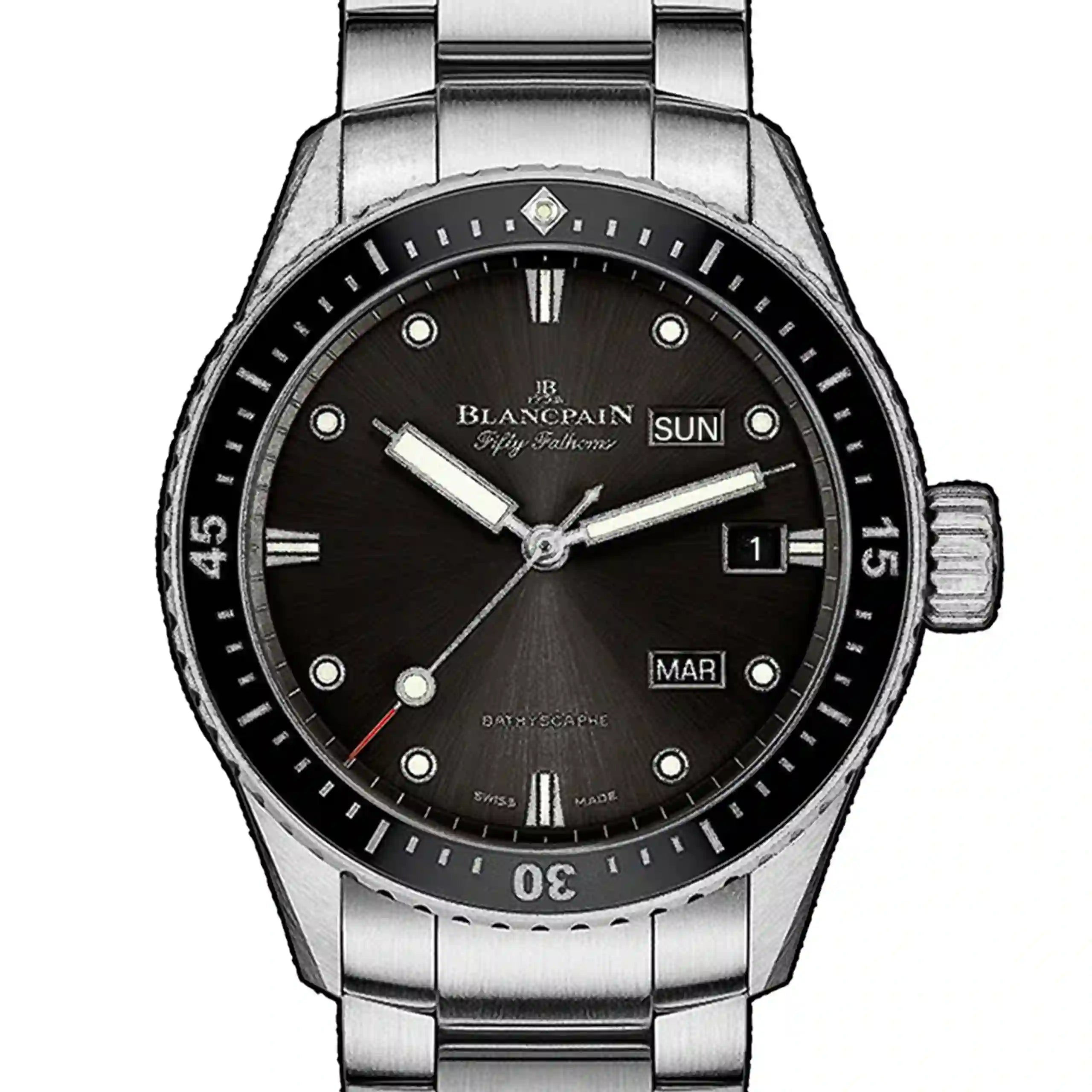 Blancpain Fifty Fathoms Automatic Zwart 43 mm