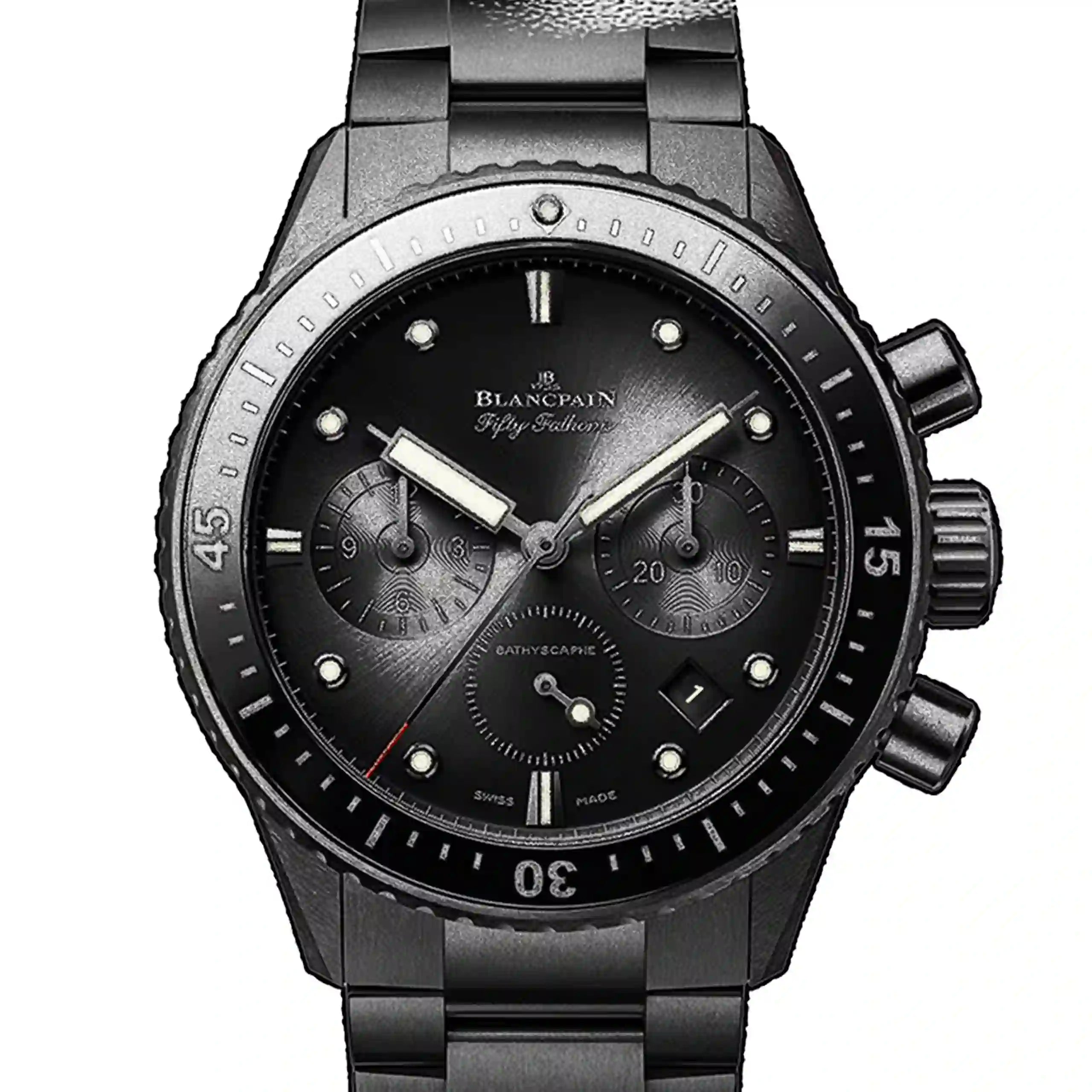 Blancpain Fifty Fathoms Automatic Zwart 44 mm